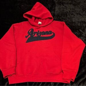Mens Small Vintage Arizona Wildcats Russell Athletic Hoodie Sweatshirt